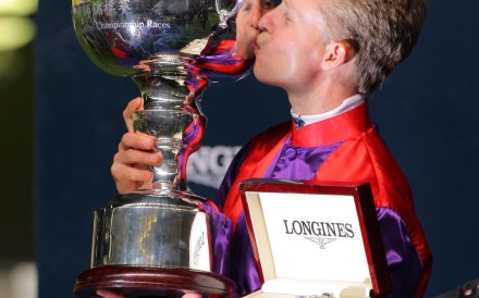 Kerrin McEvoy will attempt to go back-to-back after a shock victory in last year's International Jockeys' Championship. Photo: Kenneth Chan