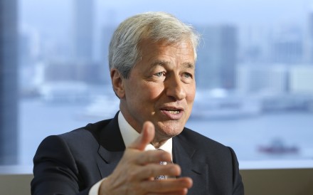 Interview with JPMorgan & Chase’s chairman and chief executive Jamie Dimon at the Chater House in Central. Dimon is also a member of Donald Trump’s business advisory council. Photo: Dickson Lee