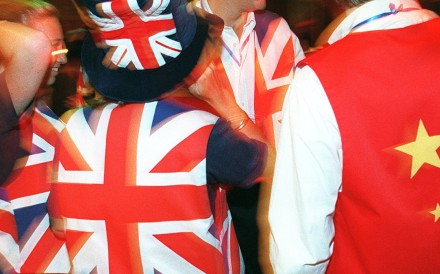 British party-goers mark Hong Kong’s return to Chinese rule in 1997. Photo: AFP