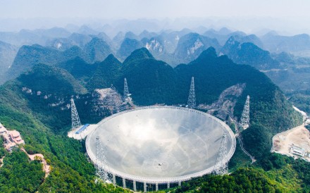 Fast is the world’s largest radio telescope and could help to expand scientists’ understanding of the universe. Photo: Xinhua
