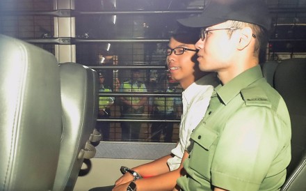 Joshua Wong Chi-fung also said he was proud of Hongkongers for standing up. Photo: Handout