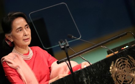 Myanmar’s Aung San Suu Kyi. Photo: Reuters