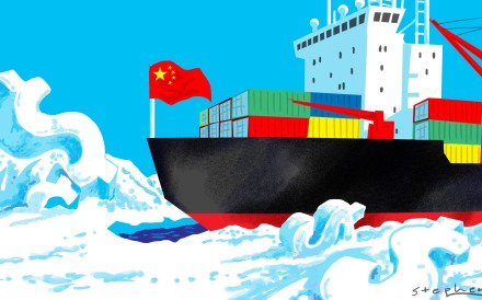It is no secret that China has been planning to utilise the warming Arctic Ocean to improve trade and logistics ties with Europe. Illustration: Craig Stephens