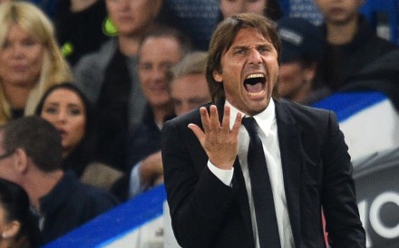 Antonio Conte has 20 months left on his Chelsea contract. Photo: AFP