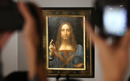 Salvator Mundi by Leonardo da Vinci, displayed at Christie’s in Central in October. More than one Asian buyer bid for the painting. Photo: Felix Wong