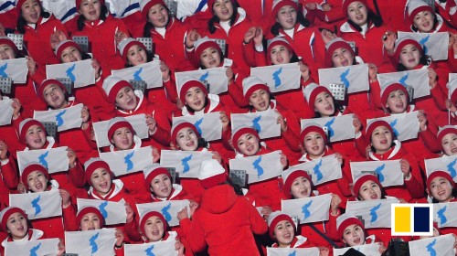 North Korean cheerleaders steal the spotlight at Winter Olympics