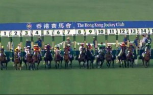 Simple (6) and Frederick Engels (7) jump out of the wrong stalls.