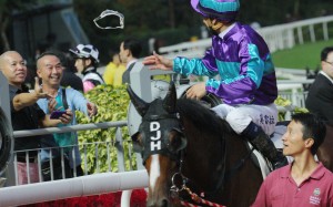 The crowd may have sworn at Joao Moreira after he was beaten on Divine Calling, but after five wins for the day, he was back in their good books. 