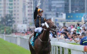 Able Friend 'owns' Sha Tin. Photo: Kenneth Chan.