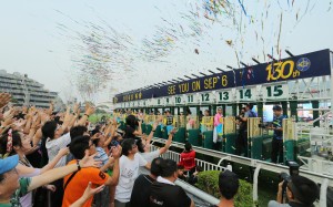 Jockeys receive a rousing fanfare at Sha Tin. Photos: Kenneth Chan