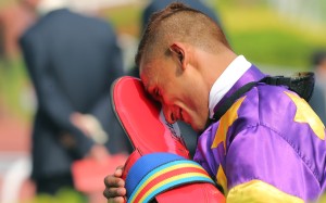 Karis Teetan scored a double with Eastern Express and Brilliant Dream, but didn't win on the horse that most expected, Thewizardofoz. Photo: Kenneth Chan