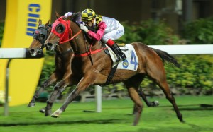Lucky Profit wins in December under Joao Moreira, the one time the Brazilian hopped aboard. Photo: Kenneth Chan