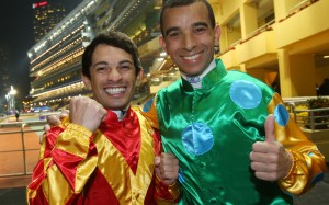 Could Silvestre de Sousa(left) match the impact fellow Brazilian Joao Moreira has made in Hong Kong? Photo: Kenneth Chan