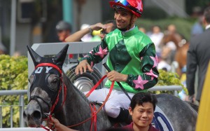 The Magic Man has a mixed day, also incurring a two-day suspension and being involved in a contentious issue at the gates with hot favourite Dancing Flames, but he sets himself a target of 160 wins after surpassing his previous mark