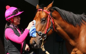 Kei Chiong is enjoying a phenomenal rookie season and has become an inspiration for would-be jockey trainees. Photos: Kenneth Chan