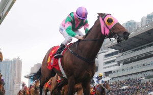 Aerovelocity, seen here winning the Group One Centenary Sprint Cup, is one of the five most fascinating horses in Hong Kong this season. Photos: Kenneth Chan
