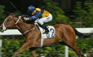 Zac Purton guides Sea Jade to victory at Happy Valley. Photos: Kenneth Chan