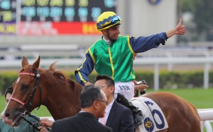 If Blizzard can win the Group Three feature and beat Zac Purton’s mount Joyful Trinity, it will go a long way to securing the Jockey Challenge for Joao Moreira. Photos: Kenneth Chan.