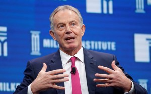 Former British Prime Minister Tony Blair. Photo: AP