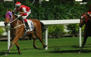 Douglas Whyte guides Wah May Baby to victory at Happy Valley in October 2016. Photos: Kenneth Chan