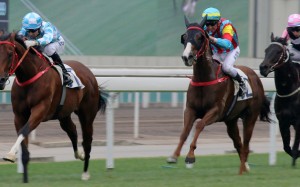 Conte cruises away to score another victory at Sha Tin on Monday. Photos: Kenneth Chan