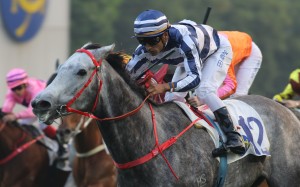 Karis Teetan guides Fifty Fifty to victory in the Group Three Chinese Club Challenge Cup. Photos: Kenneth Chan