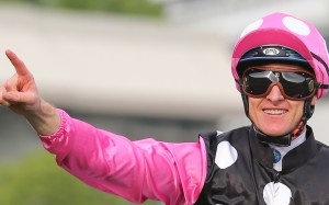 Zac Purton celebrates a winner. Photo: Kenneth Chan