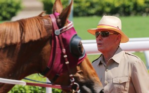 John Moore looks over Solar Patch. Photos: Kenneth Chan