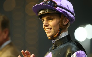 Jockey Callan Murray before breaking his nose. Photos: Kenneth Chan