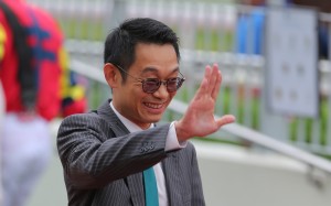 An excited Jimmy Ting at Sha Tin on Sunday. Photos: Kenneth Chan