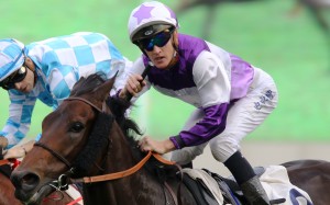 Chad Schofield salutes on Rattan. Photos: Kenneth Chan