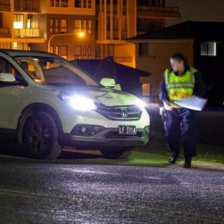 The family was hit by the car, leaving a woman and a young girl critical. Photo: Daily Telegraph