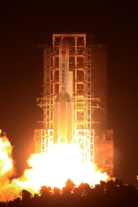 China had previously successfully launched the Long March-5 rocket in November 2016, its first launch of the rocket.