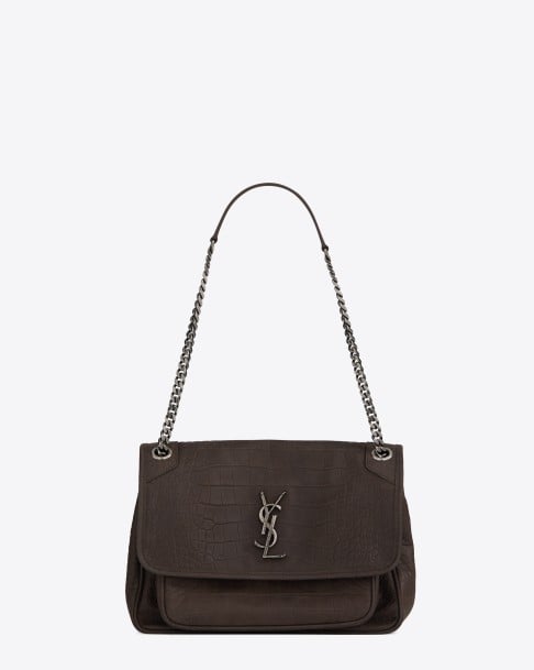 Rock the vintage look with the Saint Laurent Niki bag South