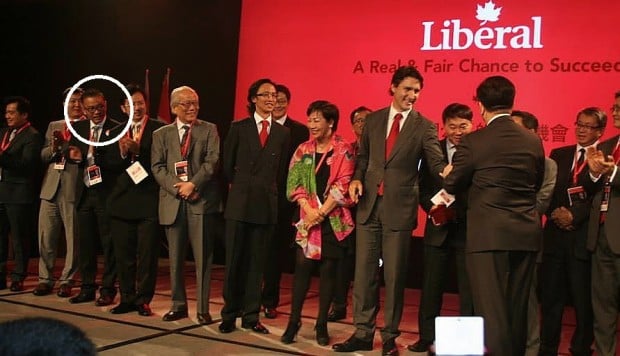 Image result for Michael Ching Cheng Muyang with Trudeau together