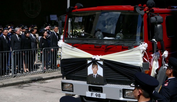Hong Kong says final farewell to heroic firefighter killed in ...