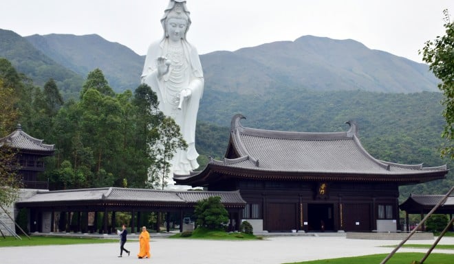 The Tang dynasty-style Tsz Shan Monastery, which can accommodate about 400 to 500 visitors every day, is fully funded by Li Ka-shing.