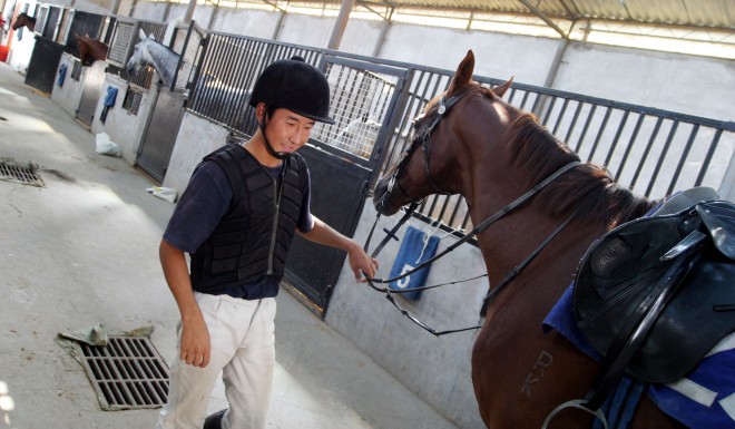 Riding is on the rise in China.