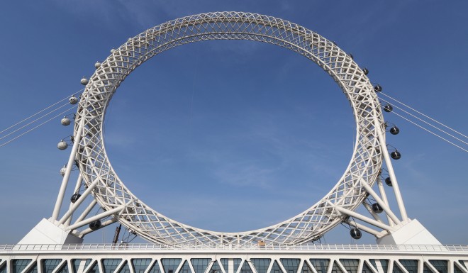 From the top, visitors get commanding views of the coastal scenery of the Bohai Sea, and the Bailang and Haihe rivers.