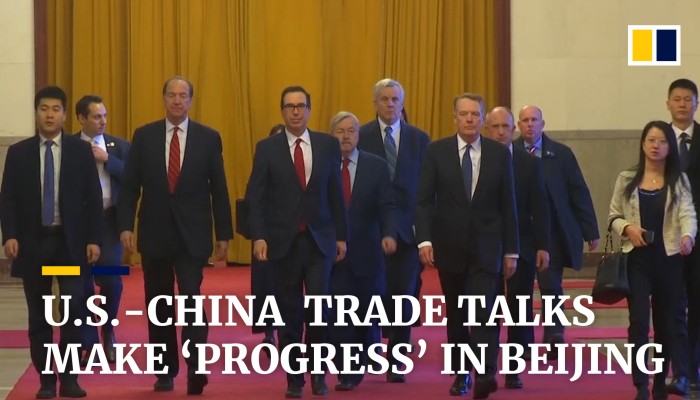 China And Us Make Progress On Trade Talks In Beijing South China China And Us Make Progress On Trade Talks In Beijing South China