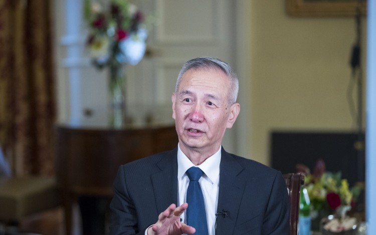 Liu He did not attend the conference in an official capacity. Photo: Xinhua