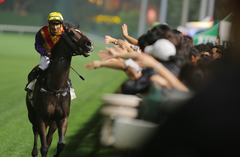 Karis Teetan, aboard Highland Dragon, has quickly become a fan favourite in Hong Kong. Photo: Kenneth Chan