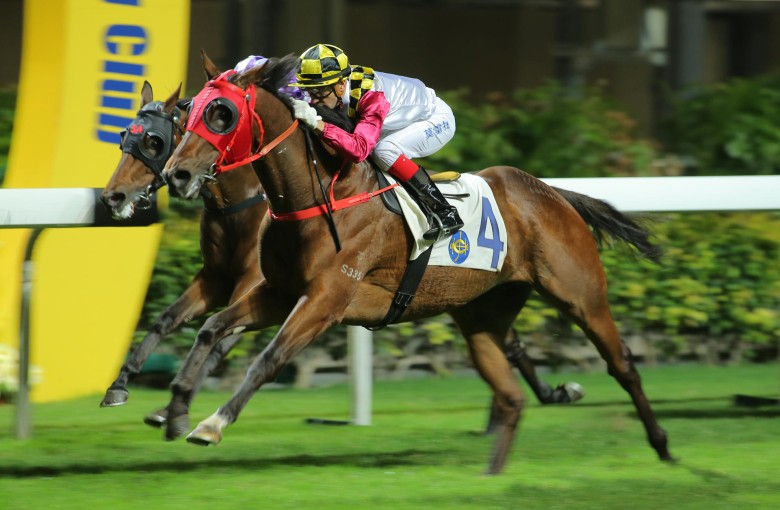 Lucky Profit wins in December under Joao Moreira, the one time the Brazilian hopped aboard. Photo: Kenneth Chan