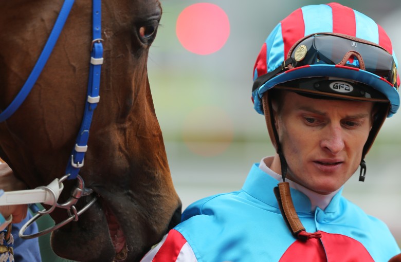 Race 4, Popping Candy, ridden by Zac Pufrton, won the class 3 over 1200m at Sha Tin on 27Dec15.