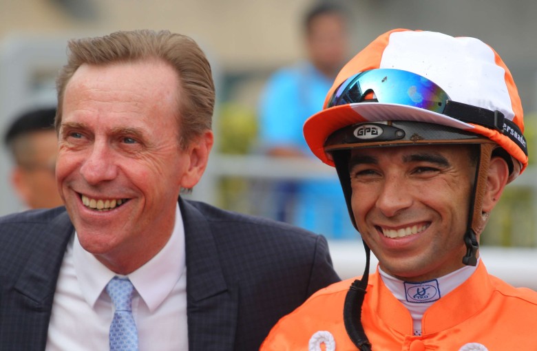 John Size and Joao Moreira hold the key to Sunday’s Triple Trio. Photos: Kenneth Chan