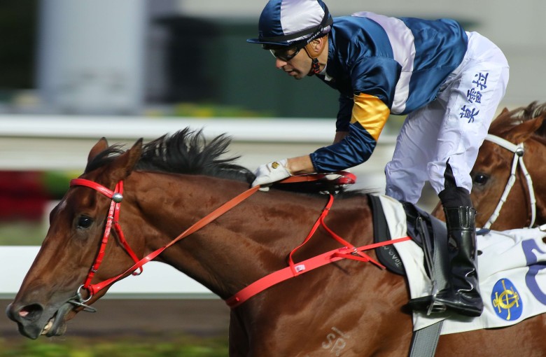 Joao Moreira guides the classy My Darling to victory on Tuesday. Photos: Kenneth Chan