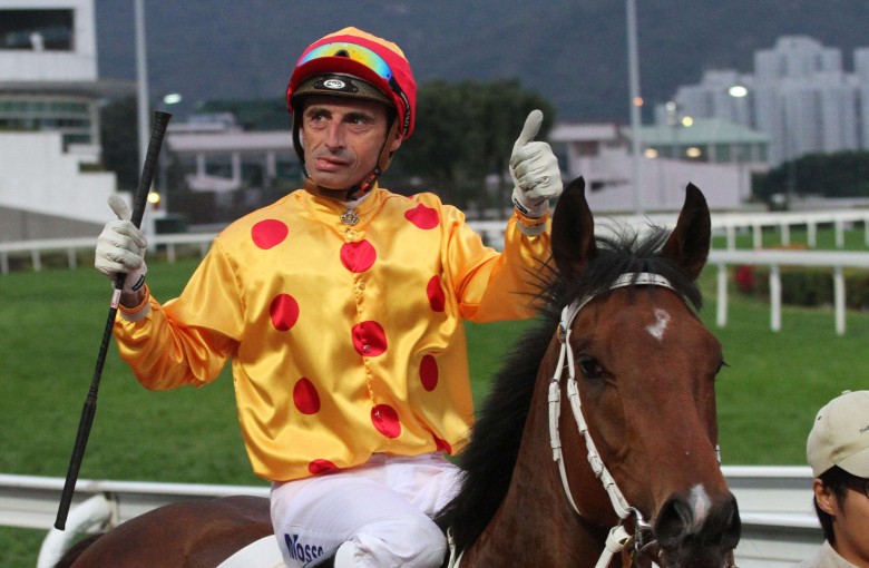 Gerald Mosse is targeting Sunday’s HK$18 million Derby aboard Gold Mount. Photo: Kenneth Chan