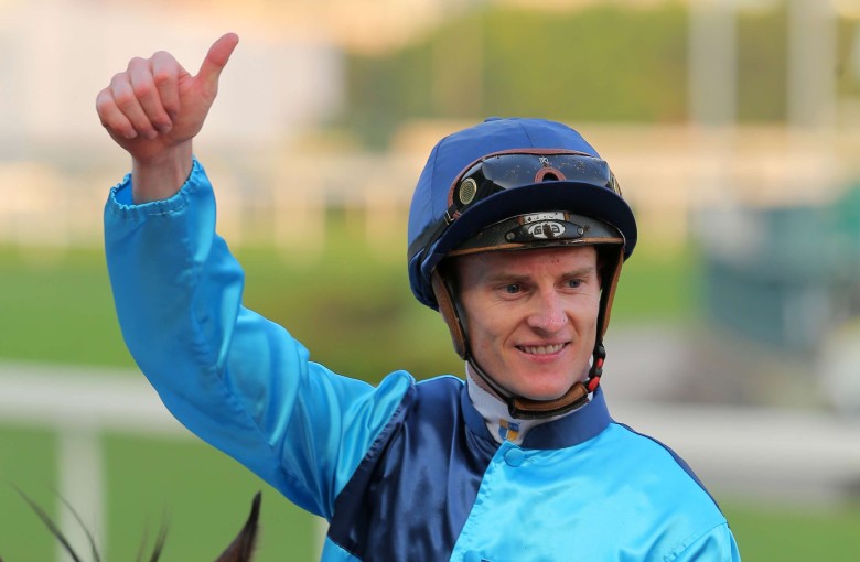 Zac Purton’s win on Sunny Way on Sunday gave him a double for the fourth straight meeting. Photos: Kenneth Chan.