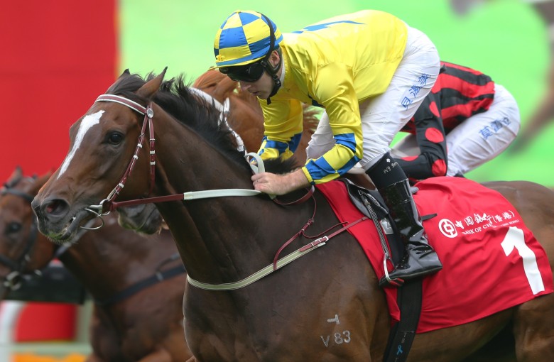 The former Horse of the Year was set a big challenge by the runaway leader, but he was up for the fight in Sunday’s Group Two at Sha Tin