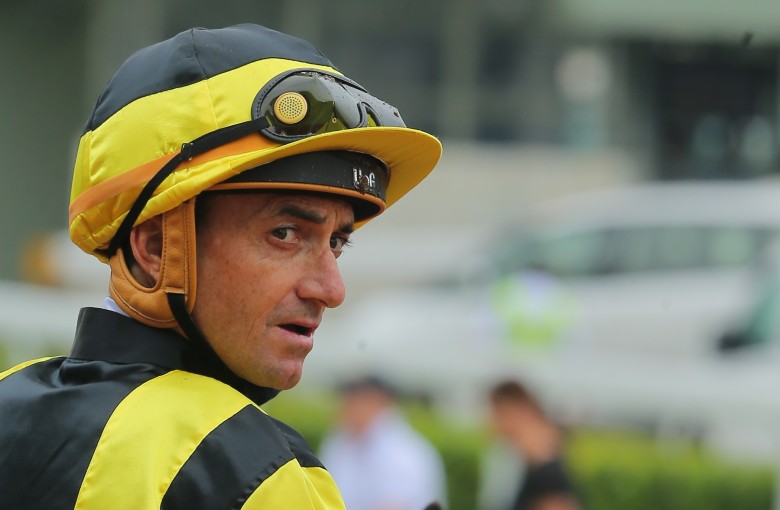 Douglas Whyte after winning on Roman Impero on November 11. Photos: Kenneth Chan.